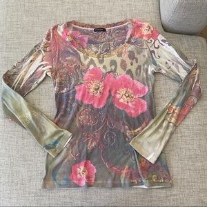 EUC David Cline Floral Long Sleeve